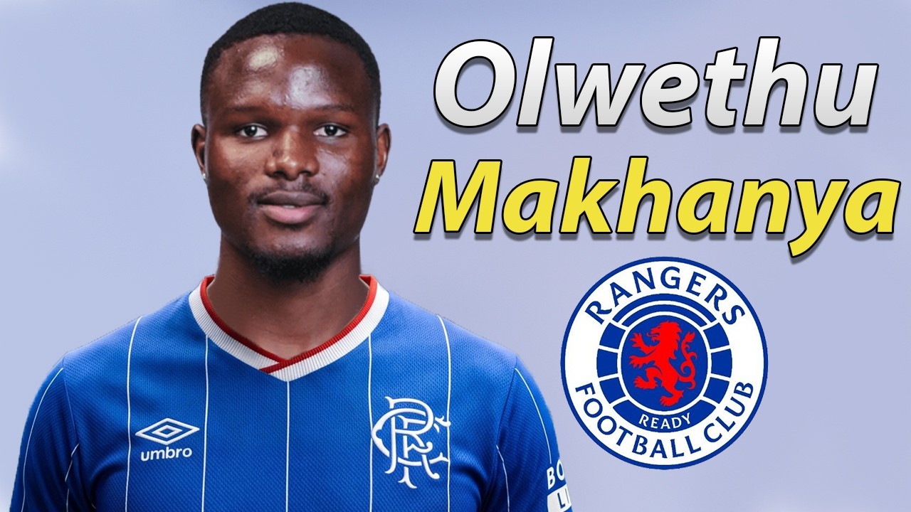 Olwethu Makhanya ● Welcome to Rangers 2026 🔴⚪🔵🇿🇦 Defensive Skills & Passes background