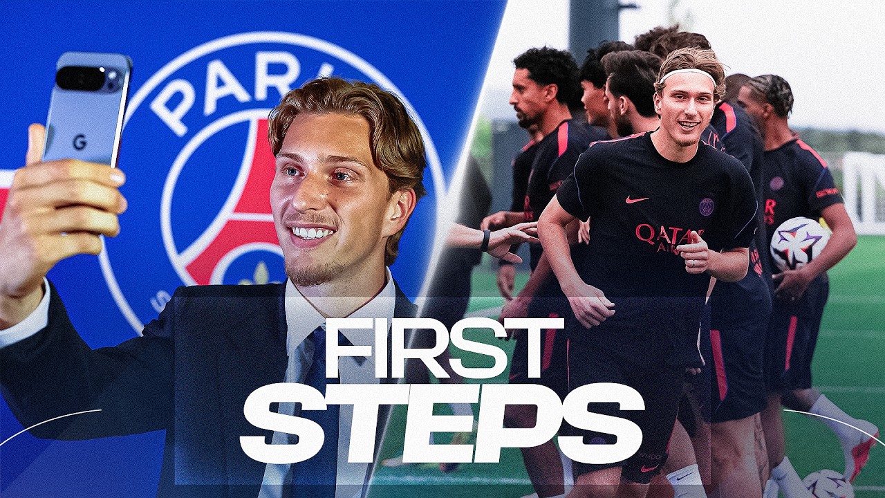 Les premiers pas de Mika Godts au Paris Saint-Germain ! ๐ด๐ต background