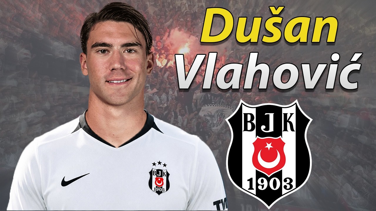 Dušan Vlahović ● Welcome to Beşiktaş 2026 ⚪⚫🇷🇸 Goals & Skills background