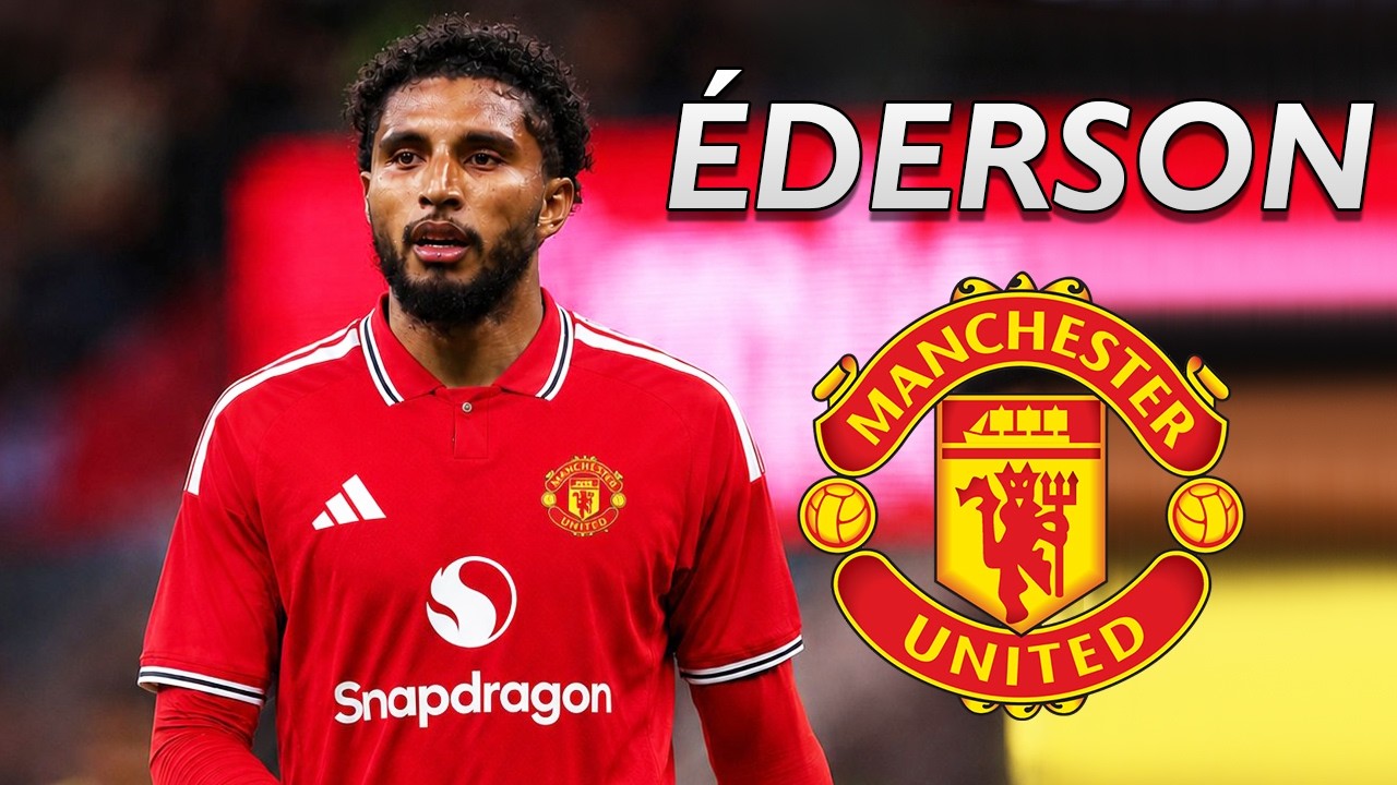 ÉDERSON ● Manchester United Transfer Target 2026 🔴🇧🇷 Best Skills, Tackles, Goals & Passes background