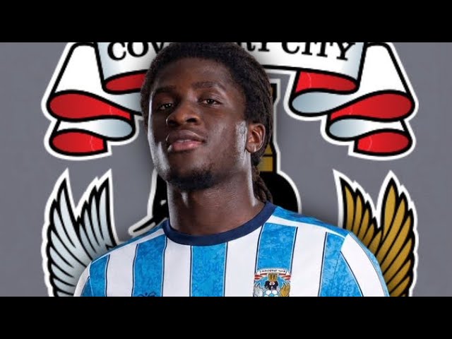 Caleb Yirenkyi ● Welcome to Coventry City 2026 🔵⚪️🇬🇭 Best Tackles, Skills & Passes background