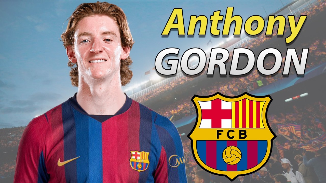 Anthony Gordon ● Barcelona Transfer Target 2026 🔵🔴🏴 Best Skills, Goals & Assists background