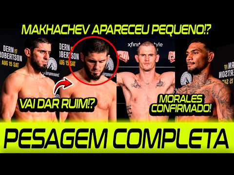 ЁЯЪиMAKHACHEV FICOU PEQUENO!? PESAGEM UFC 330! ISLAM MAKHACHEV VS IAN GARRY! MORALES CONFIRMADO background