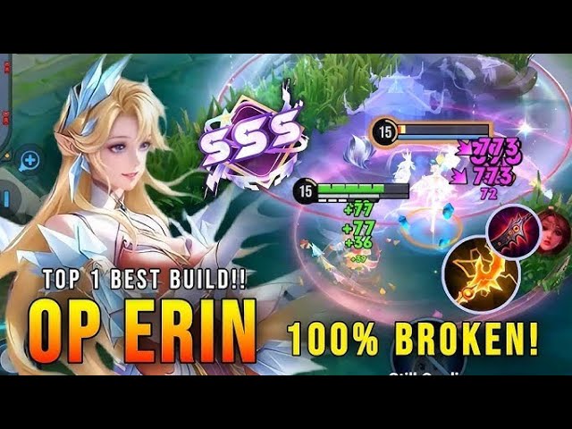 INSTOPPABLE!! Erin 100% Broken Farm Lane Monster | HONOR OF KINGS GAMEPLAY background