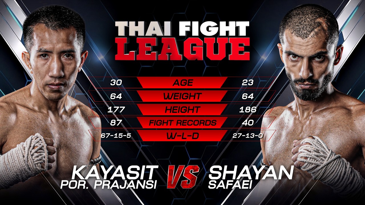Kayasit Por.Prajansi vs. Shayan Safaei | THAI FIGHT LEAGUE 109 | 9 August 2026 background