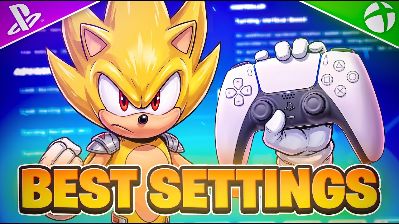 *NEW* BEST Controller SETTINGS For Fortnite Chapter 7 Season 4! (PS5/Xbox/PC) background