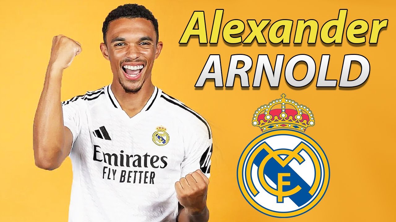 Trent Alexander-Arnold 2025 ● Welcome to Real Madrid ⚪🏴 background