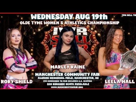 IWR: Rory Shield vs. Marley Raine vs. Leela Hall (OTWA Championship Match) 8/19/26 background