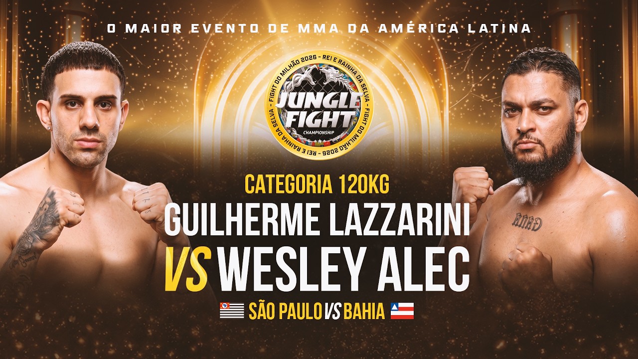 JUNGLE FIGHT 154 l WESLLEY ALEC X GUILHERME LAZZARINI background