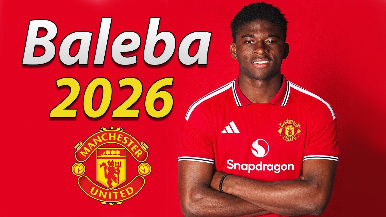 CARLOS BALEBA ● Manchester United New Player! 2026 🔴🇨🇲 background