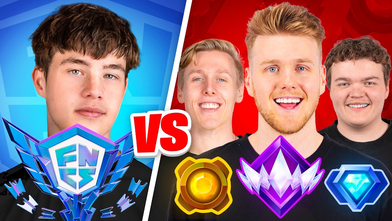FNCS Winners VS Every Rank In Fortnite background