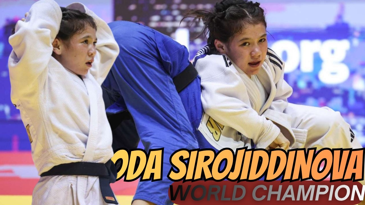 ๐บ๐ฟ๐ฅ Iroda SIROJIDDINOVA Wins GOLD | -40kg Cadet World Championships 2026 background