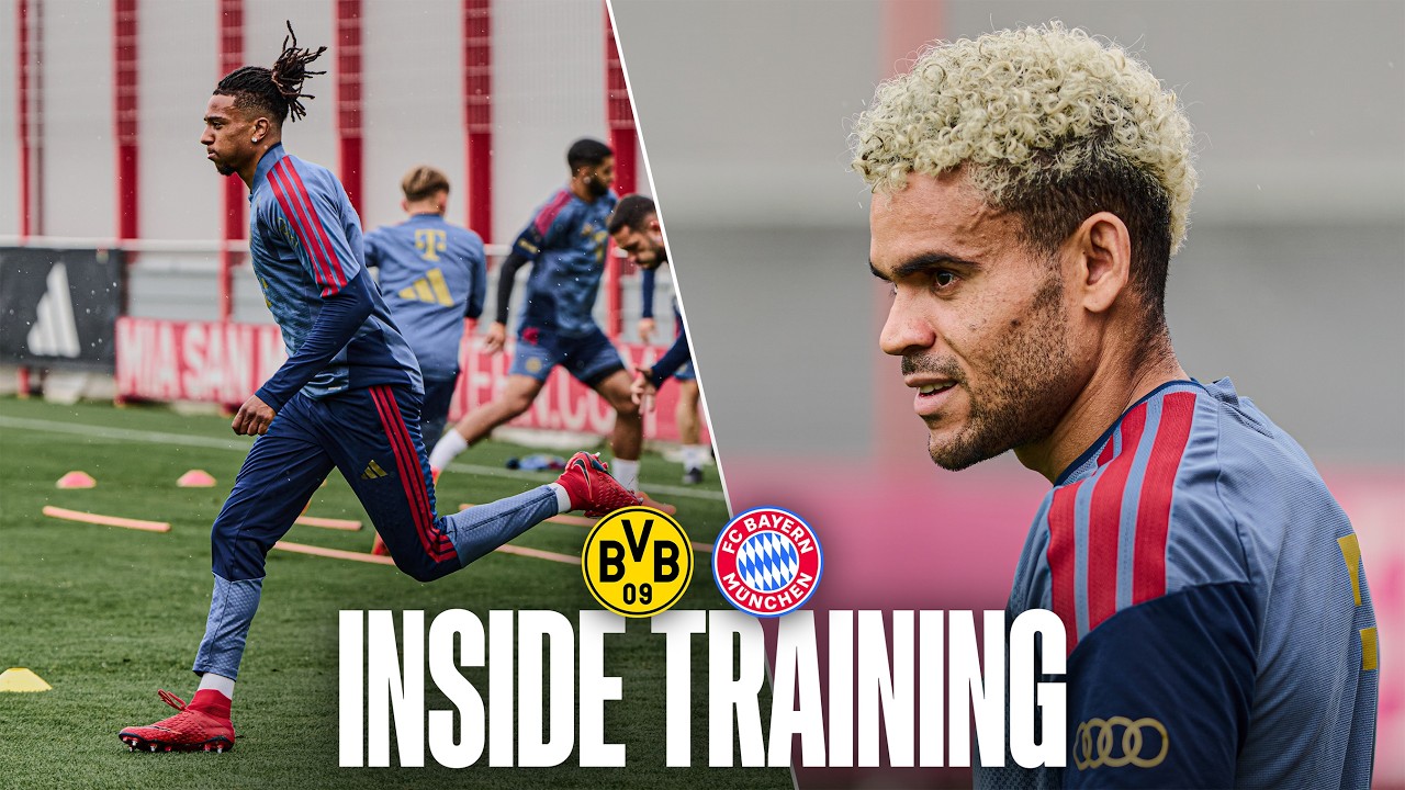 ALL IN for the first trophy of the season! 🏆 | Inside Training ahead of the Supercup vs Dortmund ⚔️ background