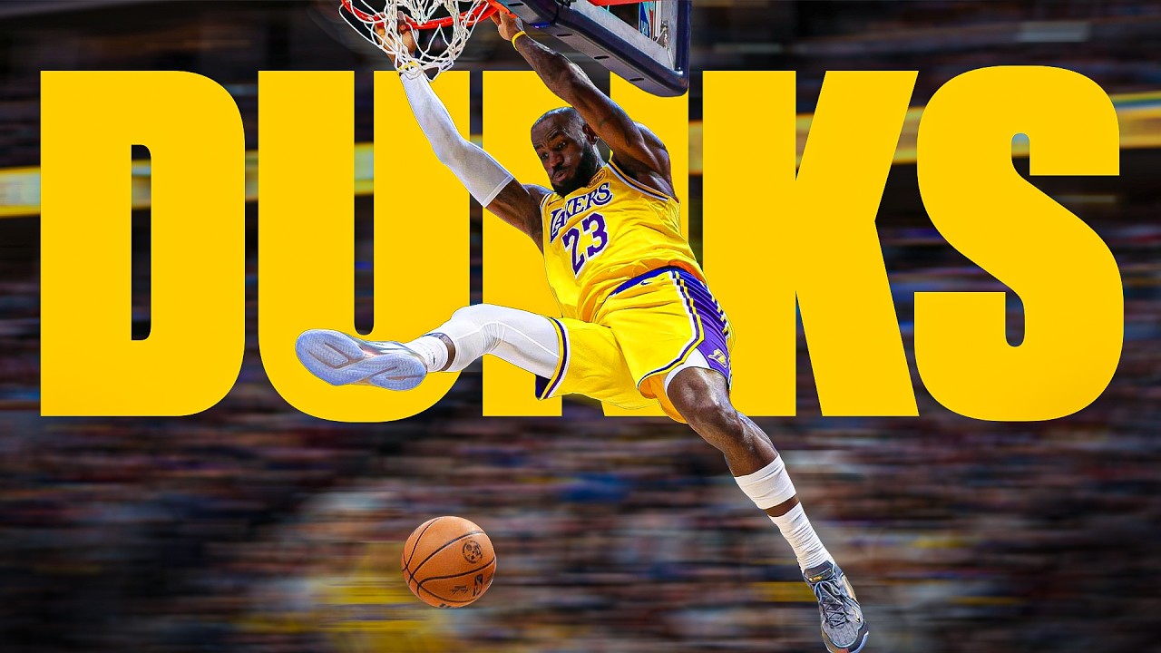 LeBron James’ Dunks From Last Season Don’t Make Sense 🤯👑 Philly Promo background