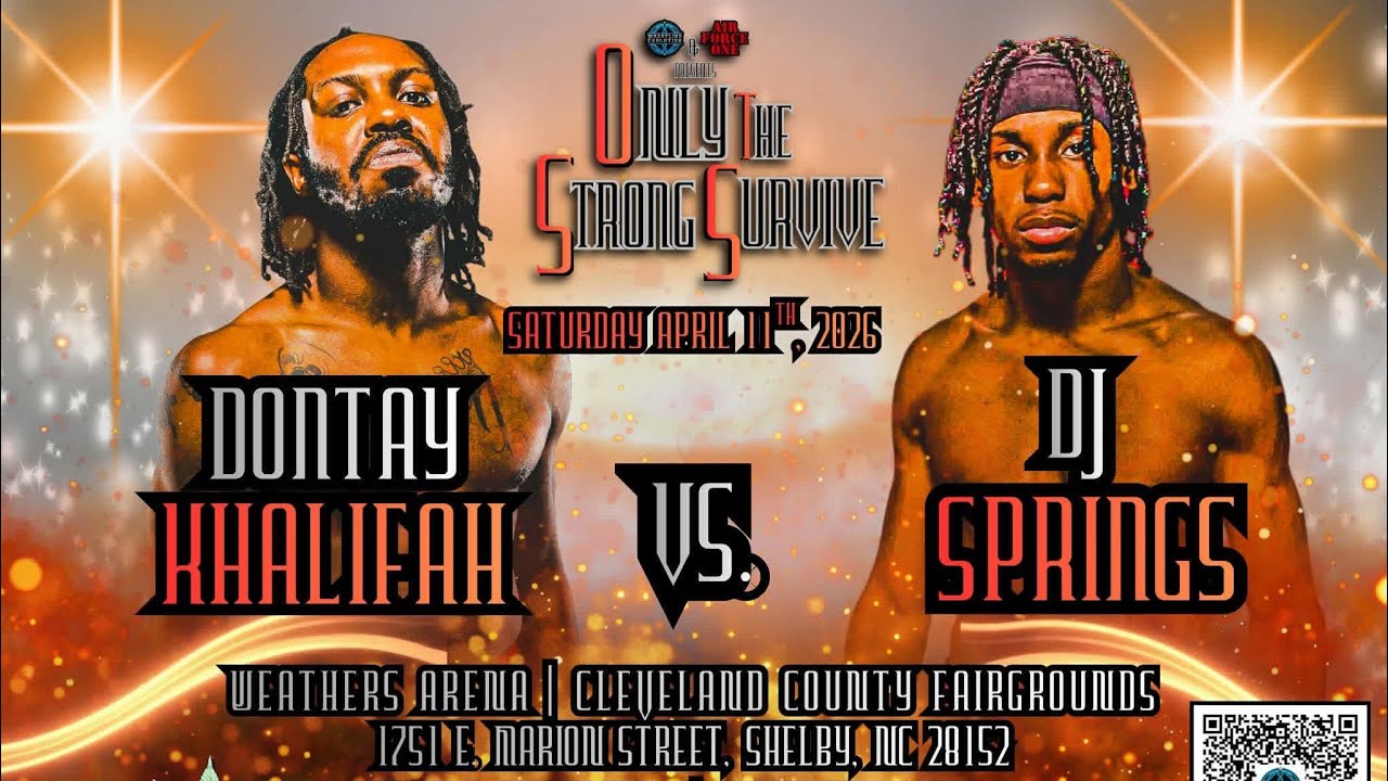 ThE! Dontay Khalifah vs. DJ Springs: Wrestling Evolution, April 11, 2026 background