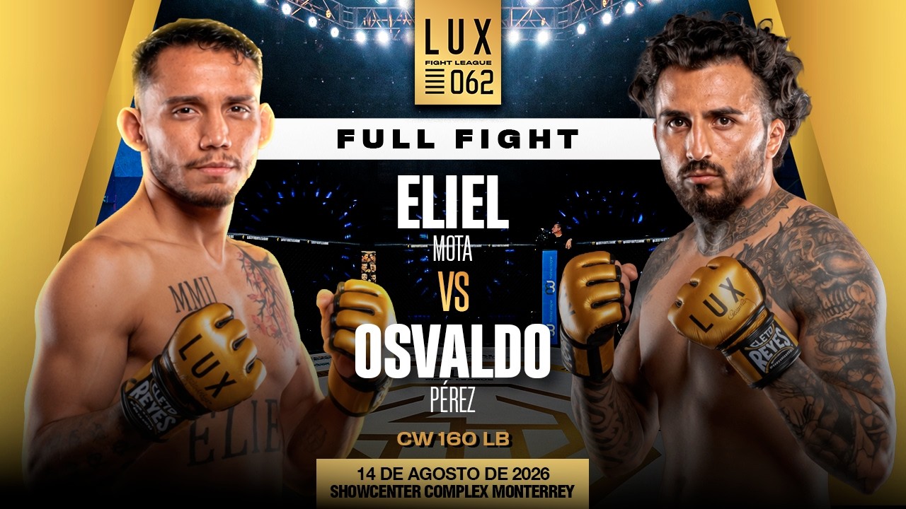 Eliel Mota vs Osvaldo Pérez , conexión fulminante al cuerpo👊🔥 #luxfightleague background