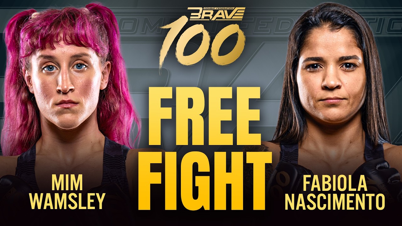 Mim Wamsley vs Fabiola Nascimento | BRAVE 100 Full Fight background