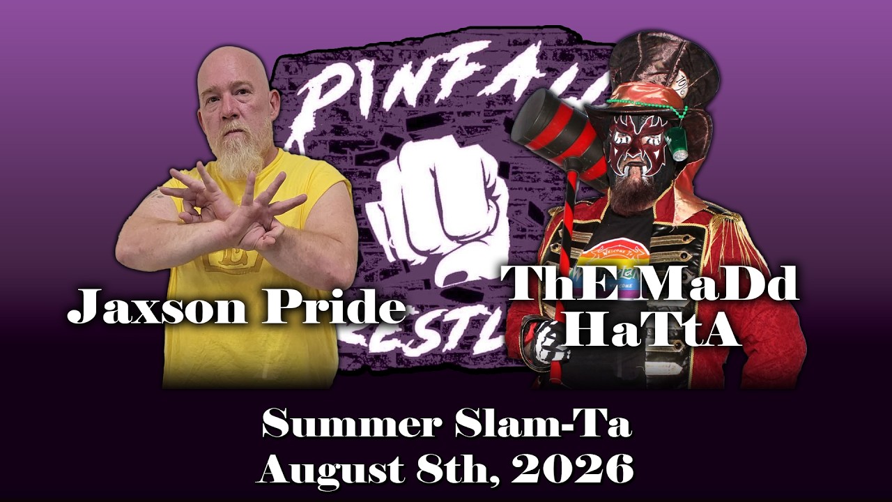 Pinfall Wrestling | Jaxson Pride vs. ThE MaDd HaTtA background