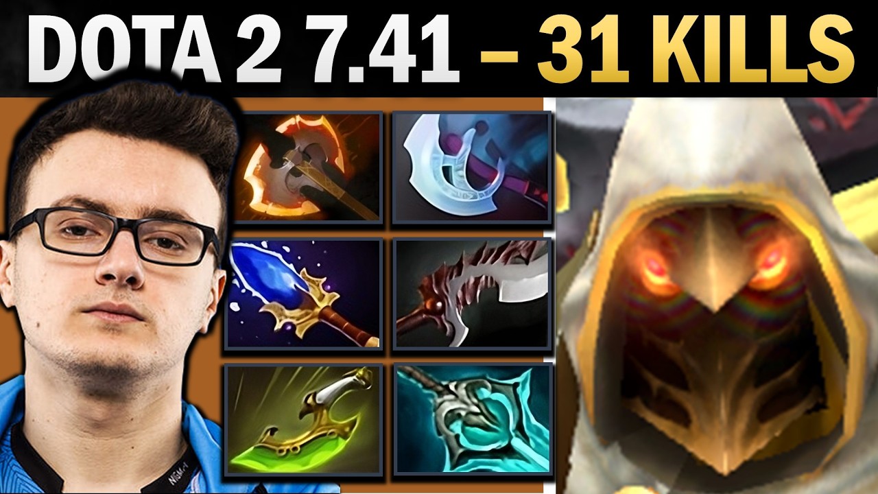 Juggernaut Dota 2 7.41 with 31 Kills and Diffusal - Dota 2 Gameplay background