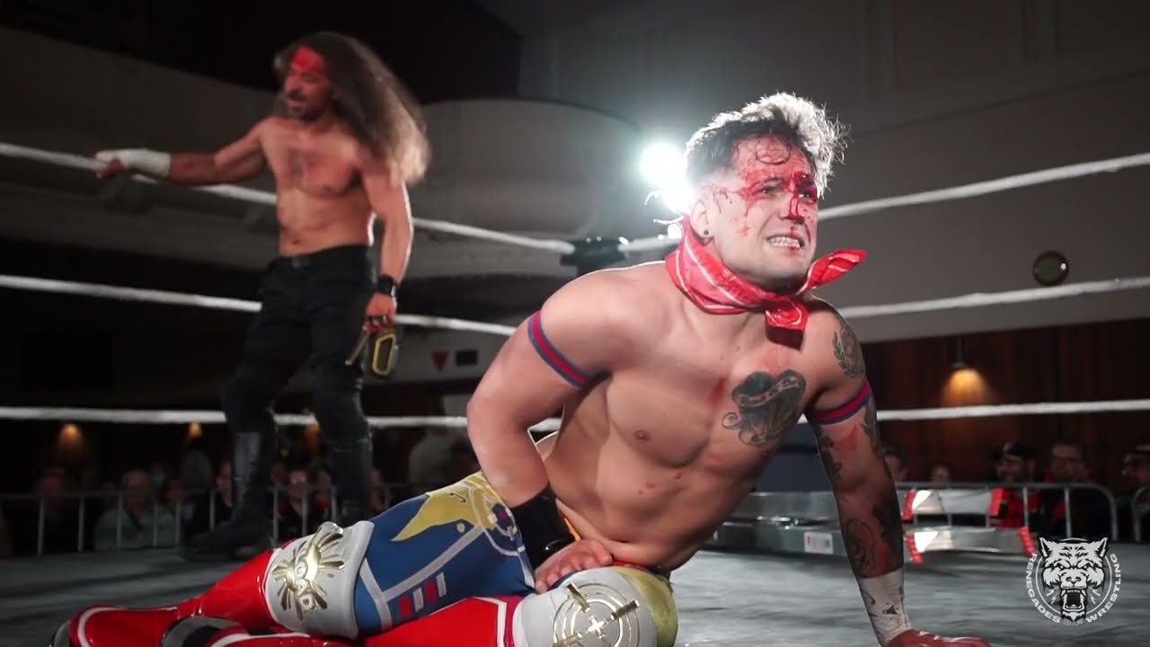 Renegades of Wrestling - Robbie Eagles vs. KrackerJak (No Disqualifications) || FULL MATCH || background