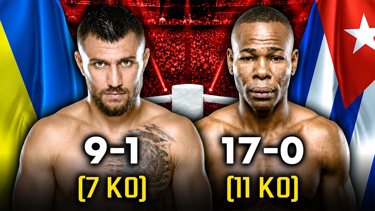 Vasyl Lomachenko (Ukraine) vs Guillermo Rigondeaux (Cuba) | Boxing Fight Highlights background