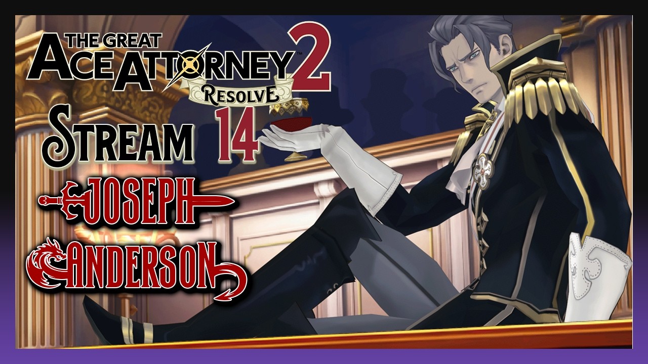 a queue of pertinent witnesses | The Great Ace Attorney 2 Stream 14 (final) background