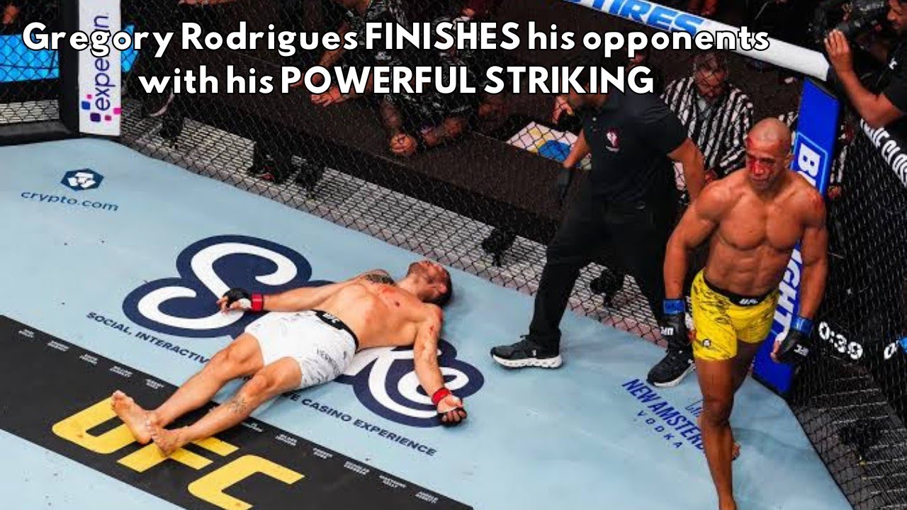Gregory Rodrigues FINISHES his opponents with his POWERFUL STRIKING background