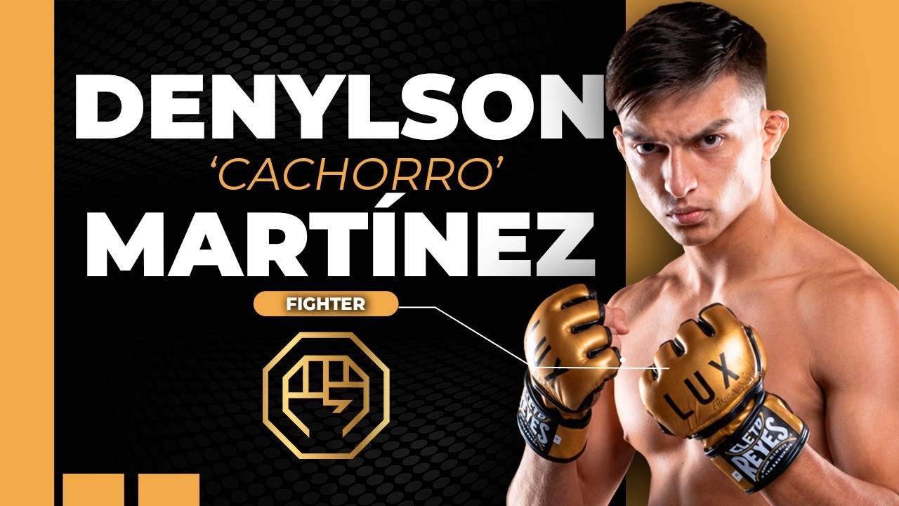 Denylson "Cachorro" Martínez, desde Juárez, N.L. de una pelea en la calle a LUX #luxfightleague background