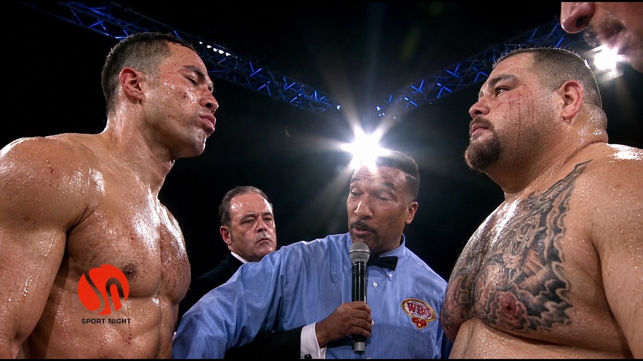 Andy Ruiz vs Champion , He didn't expect This ... | Latest Boxing Fight Highlighted Full fight HD background
