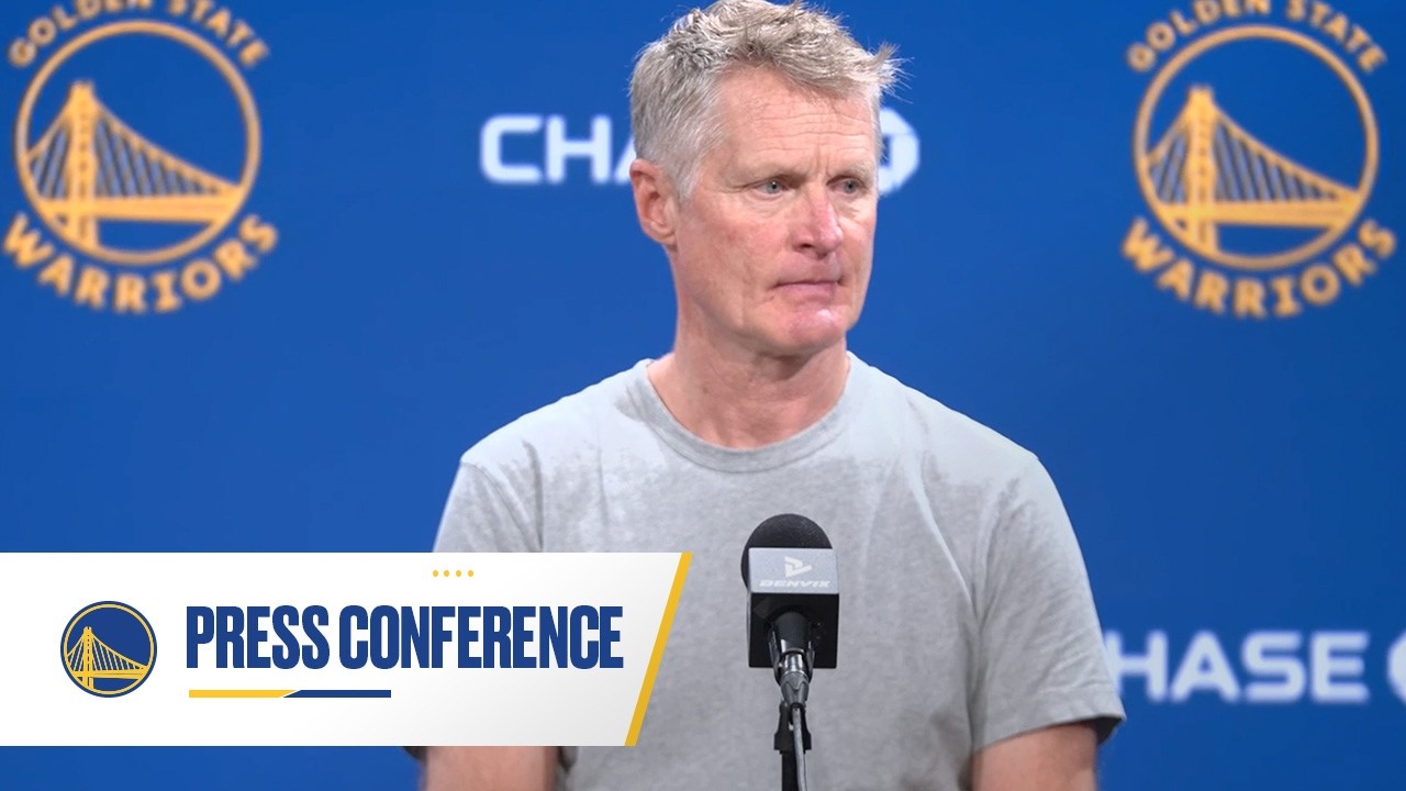 Coach Steve Kerr Recaps Warriors Loss to Bulls | Mar. 10, 2026 background