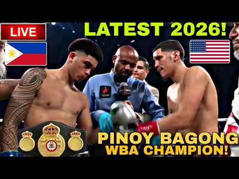 LATEST 2026! Pinoy BAGONG WBA CHAMPION! 🇵🇭K. Gallegos vs 🇺🇲J. Gonzalez Fight! background