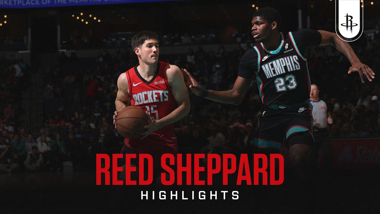 Reed Sheppard (15 points) Highlights vs. Memphis Grizzlies
