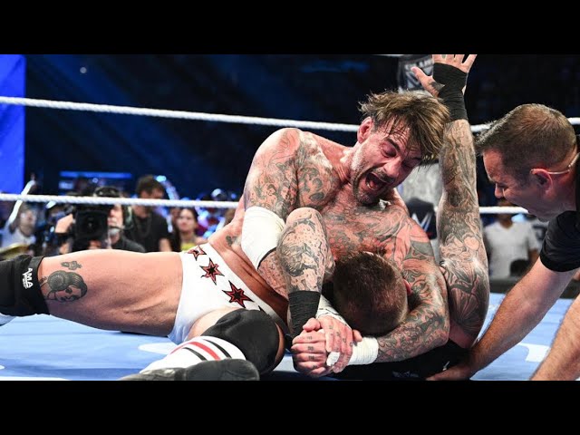 CM Punk vs Kevin Owens SmackDown 8/21/2026 Highlights background