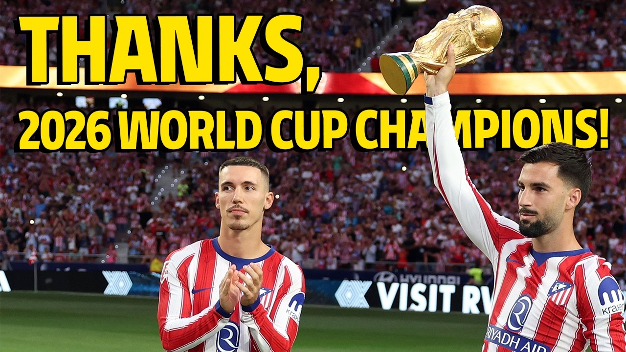 Luis de la Fuente appreciated Atlético de Madrid's tribute to the Spain national team background