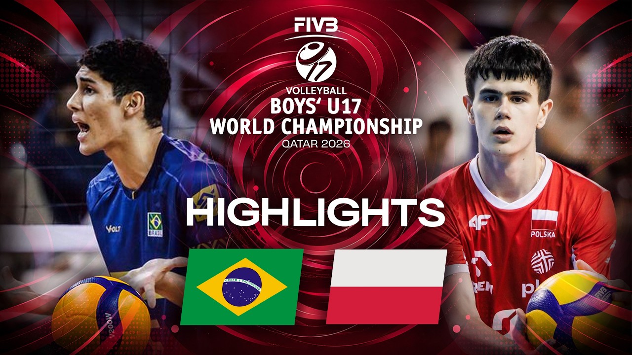 Brazil ЁЯЗзЁЯЗ╖ vs. Poland ЁЯЗ╡ЁЯЗ▒ - Highlights | Semi Final | Boys' U17 World Championship 2026 background