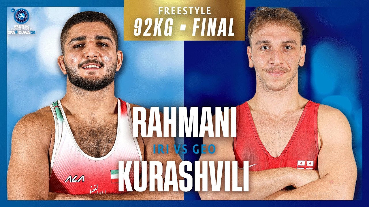 Imagine winning a world title like this | Abolfazl RAHMANI (IRI) vs. Sandro KURASHVILI (GEO) background