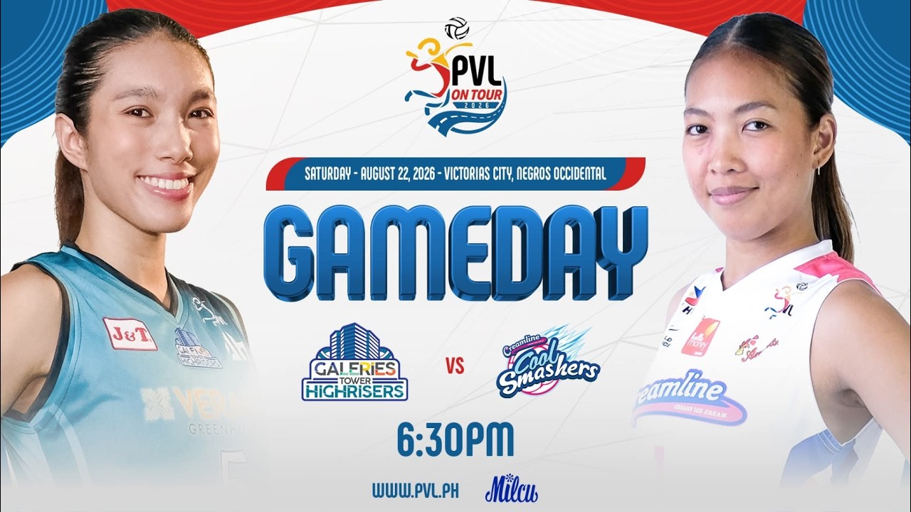 GALERIES vs. CREAMLINE - Full Match | Match-Up | 2026 PVL On Tour background