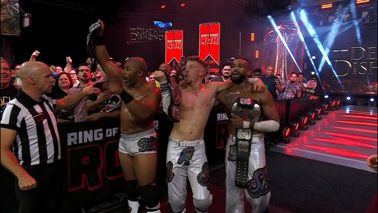 Every ROH World Six-Man Tag Team Champions (2016-2026) background