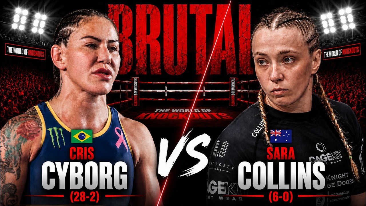 Cris Cyborg vs Sara Collins - She Was Undefeated... Then She Faced MMA's Most Feared Woman background