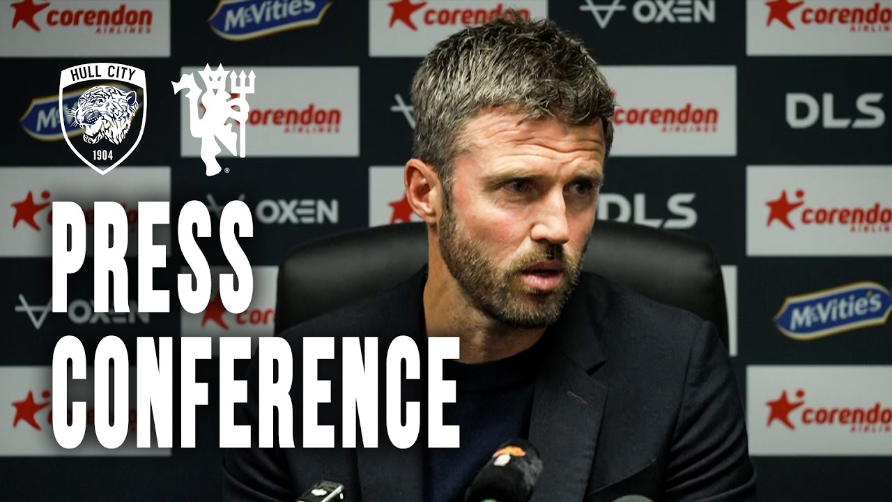 Michael Carrick Post-Hull City | Press Conference background