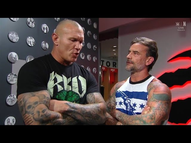 CM Punk & Randy Orton backstage segment _WWE Smackdown 21 August 2026 background