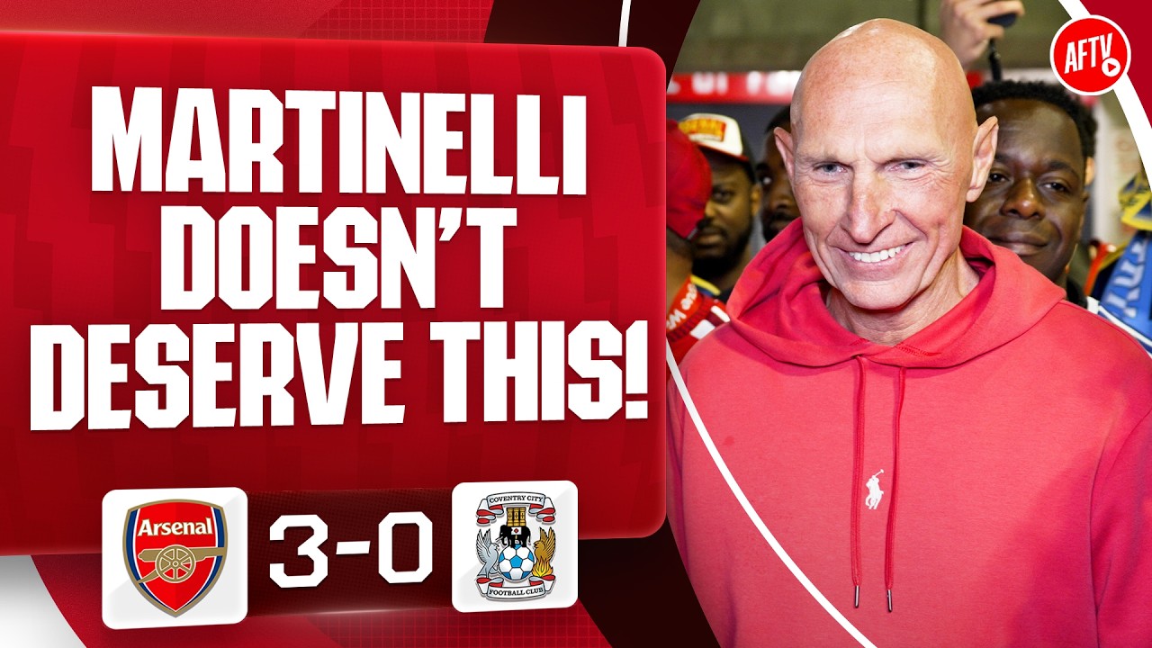 Martinelli Doesn’t Deserve This (Lee Judges) | Arsenal 3-0 Coventry