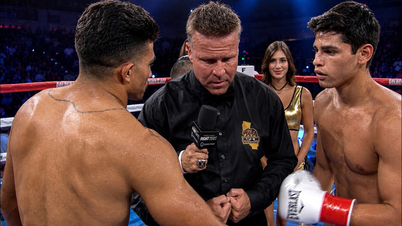 Ryan Garcia vs a tough boxer with a powerful punch | Latest Boxing Highlights (USA vs MEXICO) background