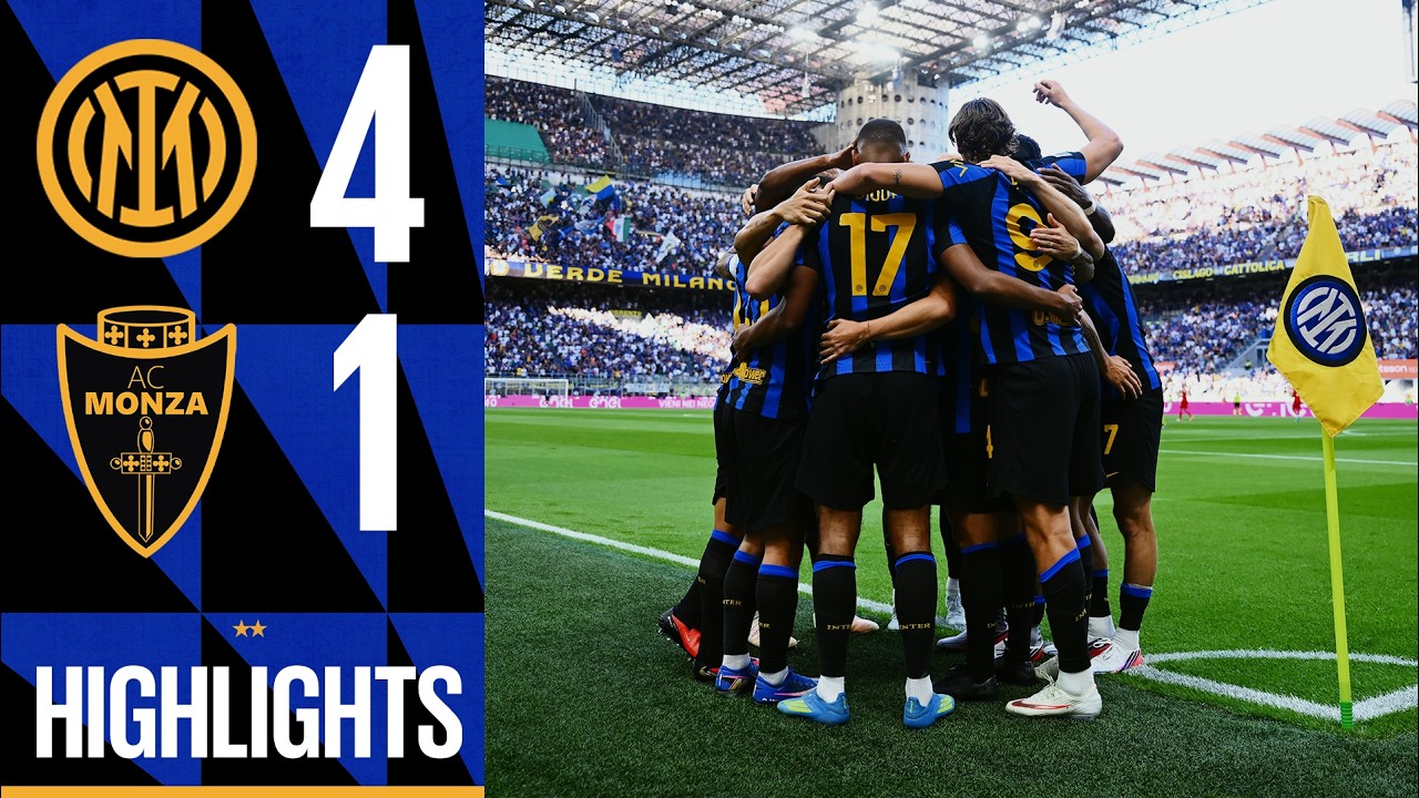 WHAT A WAY TO START ЁЯСА | INTER 4-1 MONZA | HIGHLIGHTS ЁЯЦдЁЯТЩ background