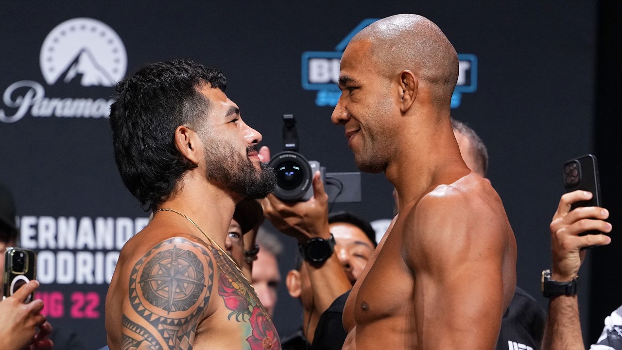 Encaradas da Pesagem | UFC Sacramento: Hernandez x Rodrigues background