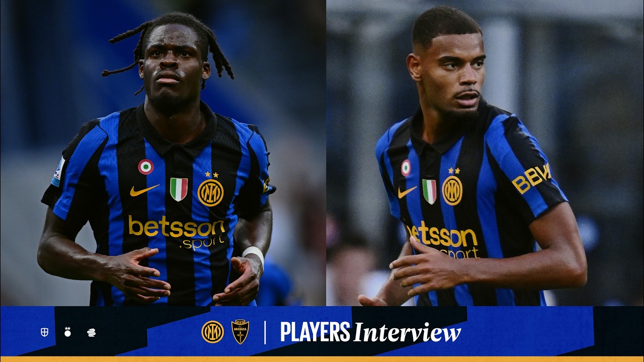 LE PAROLE DI BISSECK E DIOUF DOPO LA VITTORIA PRIMA DEL CAMPIONATO🎙️ | PLAYERS INTERVIEWS 🖤💙 background