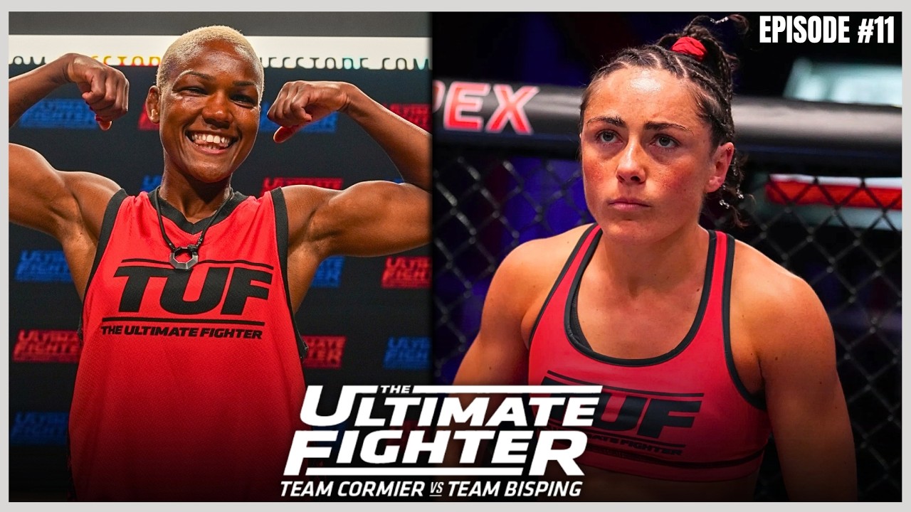 TUF 34 Episode 11 FIGHT HIGHLIGHTS | Ultimate Fighter 34: Cormier vs. Bisping | UFC Prospects background