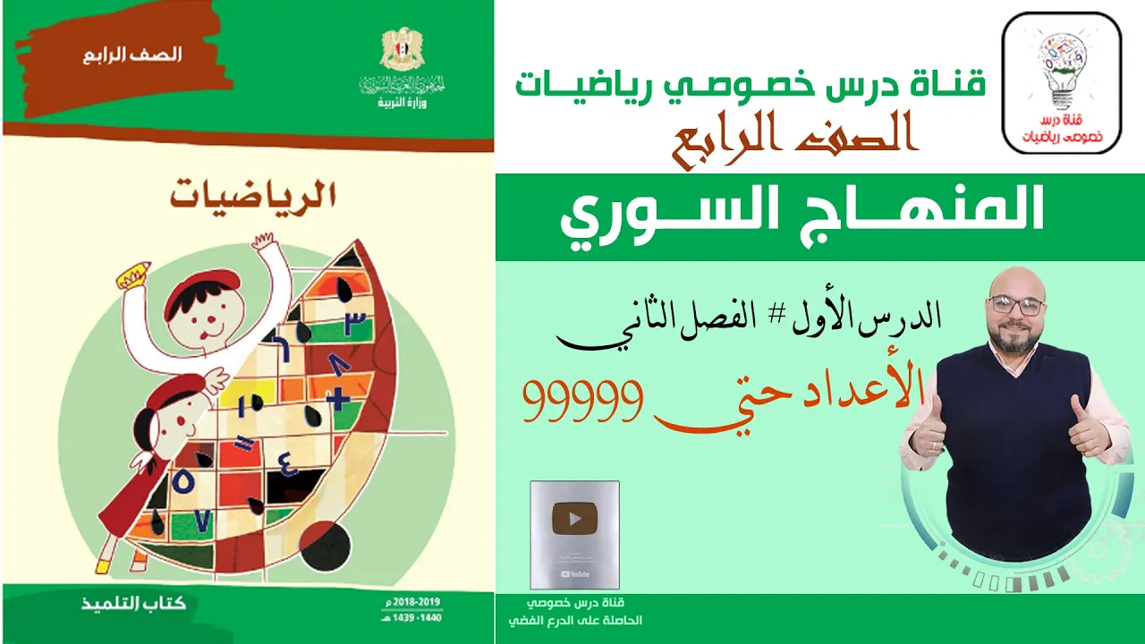كورس رياضيات الصف الرابع الفصل الدراسي الأول "1" المنهاج السوري background
