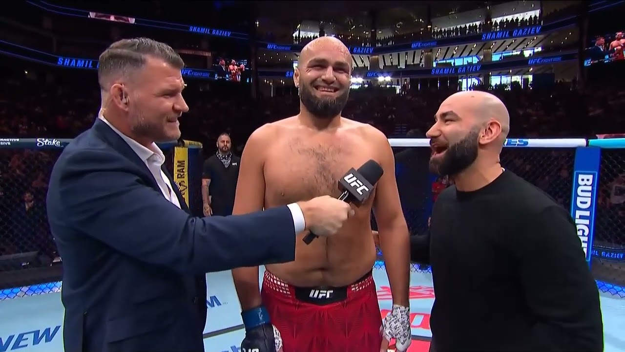 UFC Сакраменто: Шамиль Газиев - Слова после боя background