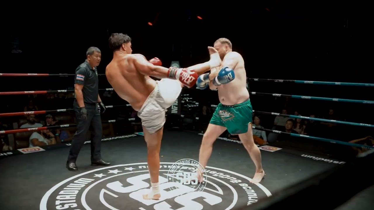 ЁЯОм DAVID KRU MUAY THAI vs LIAM DRAGON MUAY THAI | LIAM DRAGON MUAY THAI WINS | TKO Round 2 background